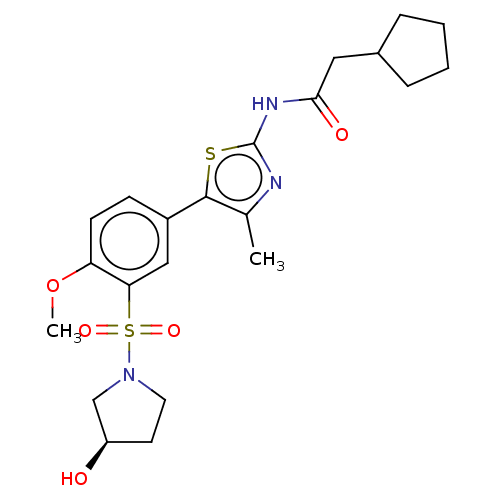Chemical structure of BindingDB Monomer ID 513383