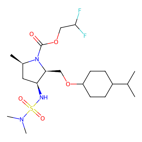 Chemical structure of BindingDB Monomer ID 514578