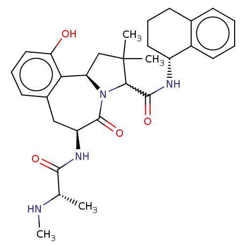 Chemical structure of BindingDB Monomer ID 518384