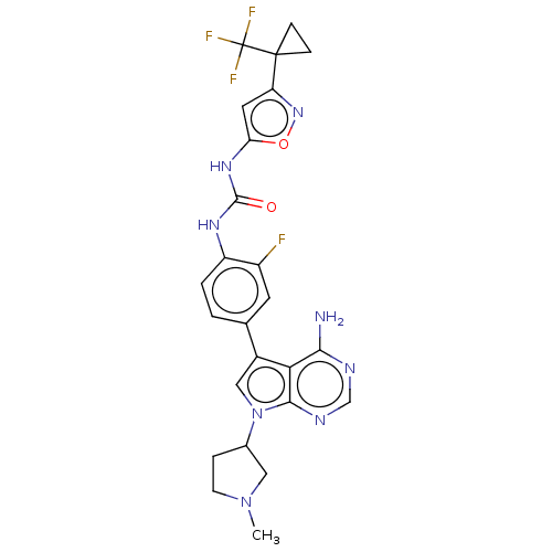 Chemical structure of BindingDB Monomer ID 523022