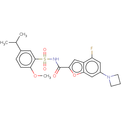 Chemical structure of BindingDB Monomer ID 534021