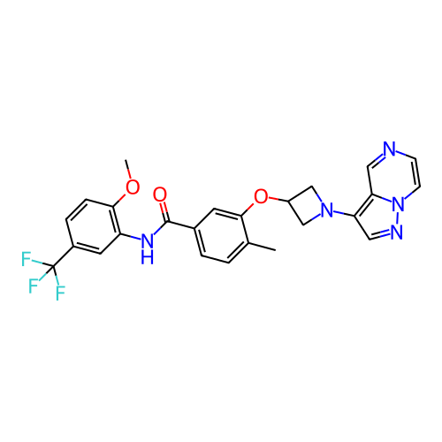 Chemical structure of BindingDB Monomer ID 536002