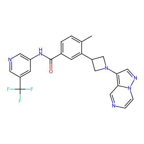 Chemical structure of BindingDB Monomer ID 536034