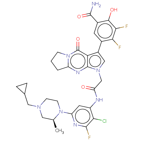 Chemical structure of BindingDB Monomer ID 536445