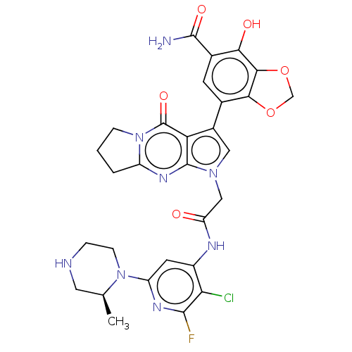 Chemical structure of BindingDB Monomer ID 536511
