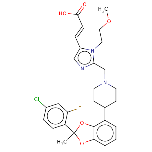 Chemical structure of BindingDB Monomer ID 537038