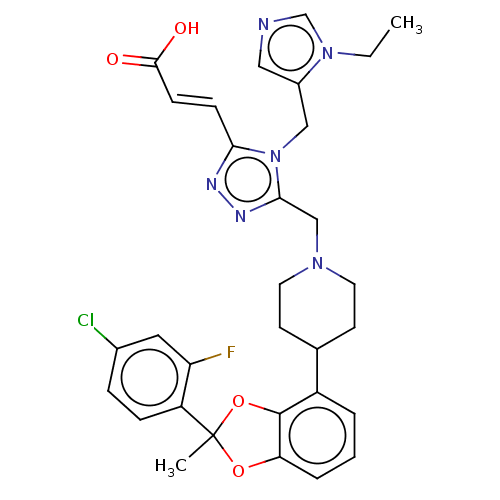 Chemical structure of BindingDB Monomer ID 537042