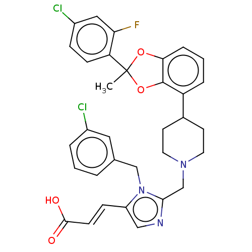 Chemical structure of BindingDB Monomer ID 537052