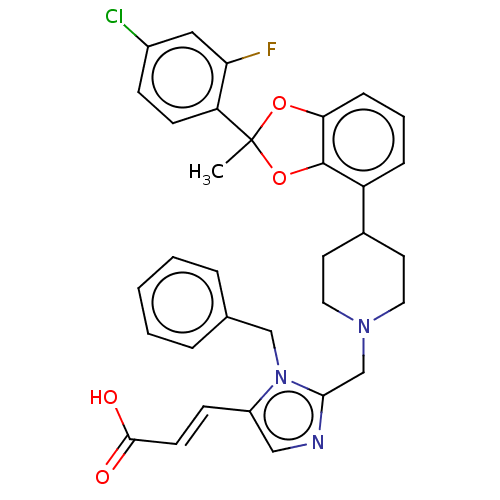 Chemical structure of BindingDB Monomer ID 537053