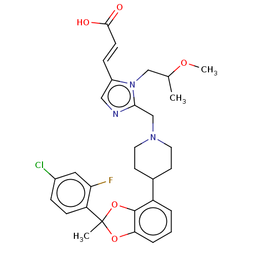 Chemical structure of BindingDB Monomer ID 537062