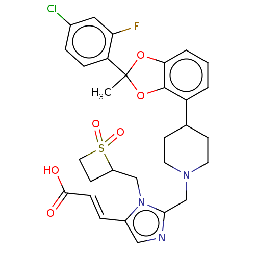 Chemical structure of BindingDB Monomer ID 537068