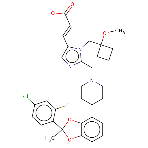 Chemical structure of BindingDB Monomer ID 537070