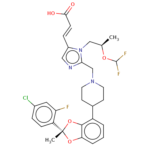 Chemical structure of BindingDB Monomer ID 537084