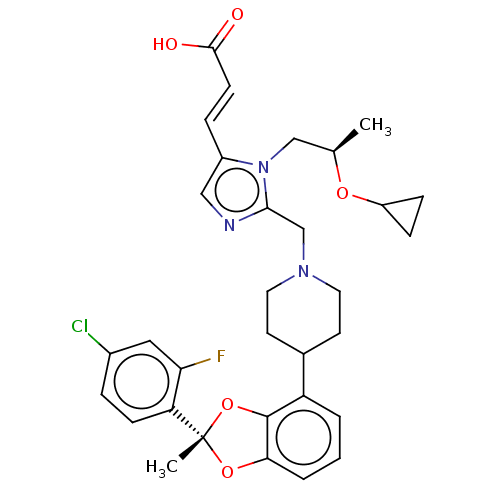 Chemical structure of BindingDB Monomer ID 537089