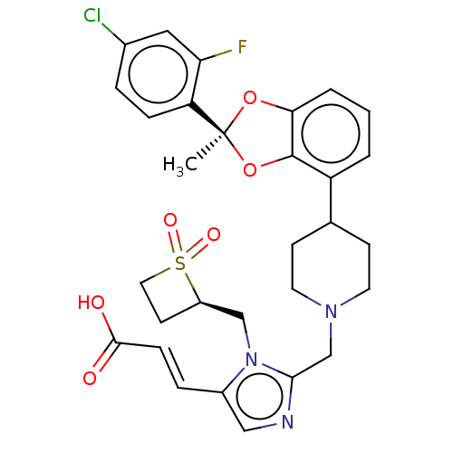 Chemical structure of BindingDB Monomer ID 537097
