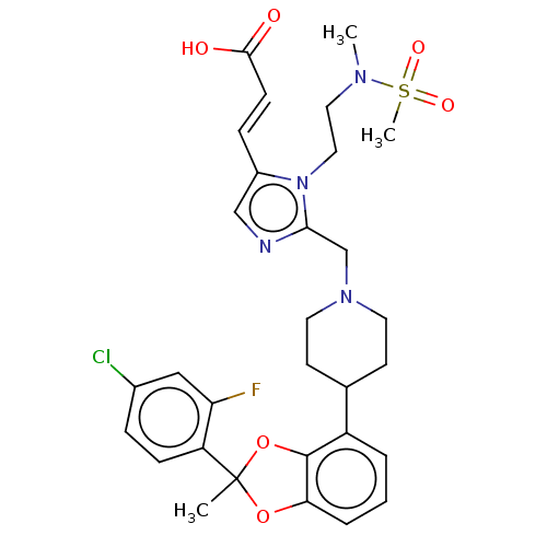 Chemical structure of BindingDB Monomer ID 537105