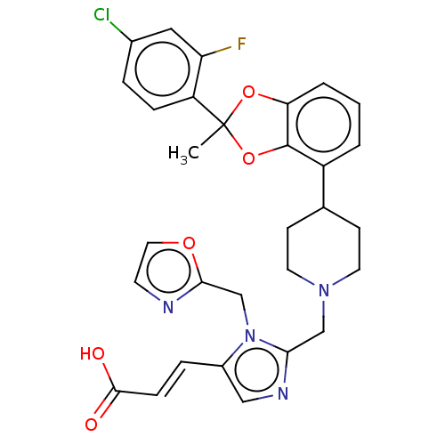 Chemical structure of BindingDB Monomer ID 537113