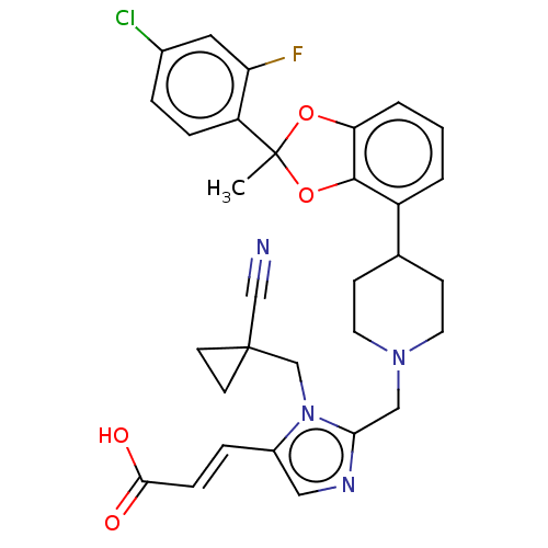 Chemical structure of BindingDB Monomer ID 537209