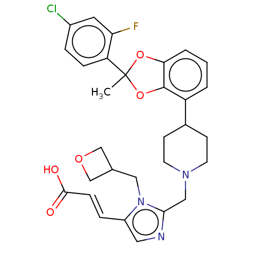 Chemical structure of BindingDB Monomer ID 537214