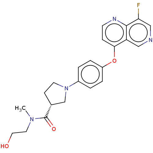Chemical structure of BindingDB Monomer ID 540073