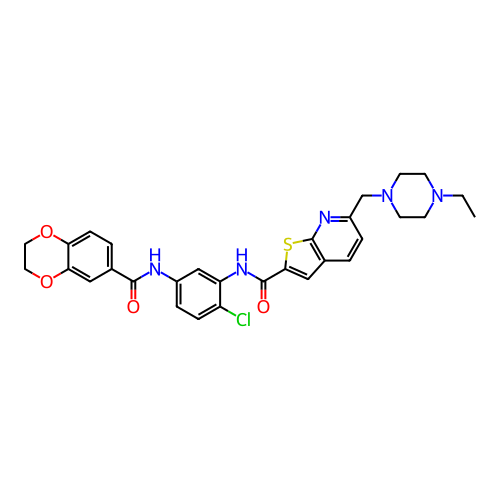 Chemical structure of BindingDB Monomer ID 540146