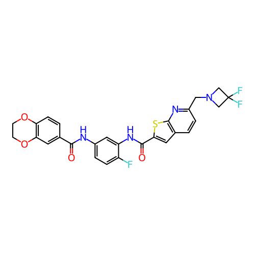 Chemical structure of BindingDB Monomer ID 540149