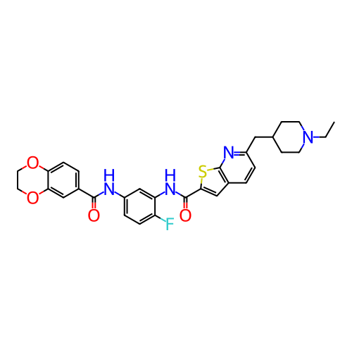 Chemical structure of BindingDB Monomer ID 540181