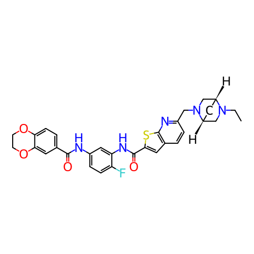 Chemical structure of BindingDB Monomer ID 540191
