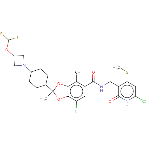 Chemical structure of BindingDB Monomer ID 542467