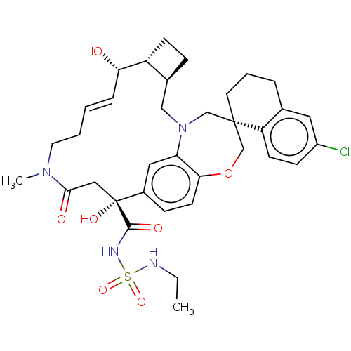 Chemical structure of BindingDB Monomer ID 542637