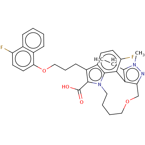 Chemical structure of BindingDB Monomer ID 544490