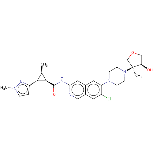 Chemical structure of BindingDB Monomer ID 548545