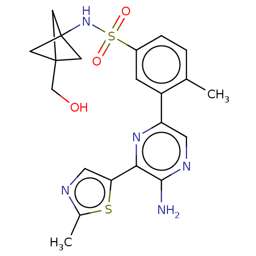 Chemical structure of BindingDB Monomer ID 549592