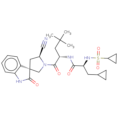 Chemical structure of BindingDB Monomer ID 554009