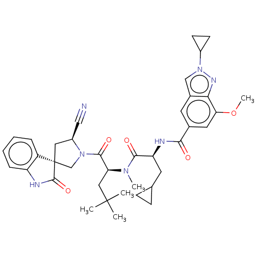 Chemical structure of BindingDB Monomer ID 554097