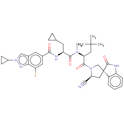 Chemical structure of BindingDB Monomer ID 554101