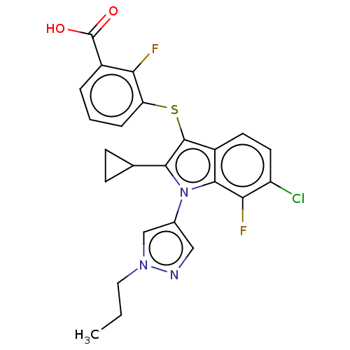 Chemical structure of BindingDB Monomer ID 555281