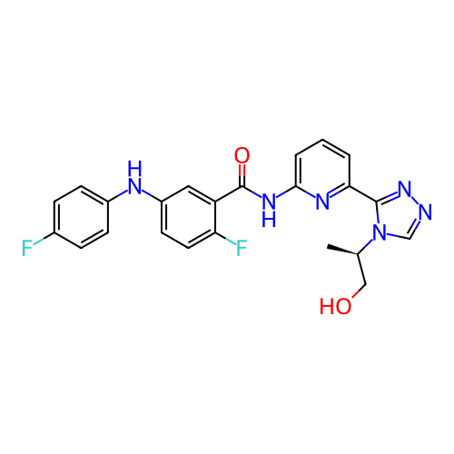 Chemical structure of BindingDB Monomer ID 555737