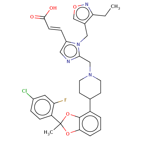 Chemical structure of BindingDB Monomer ID 556444