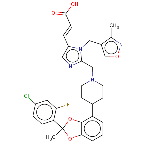 Chemical structure of BindingDB Monomer ID 556446