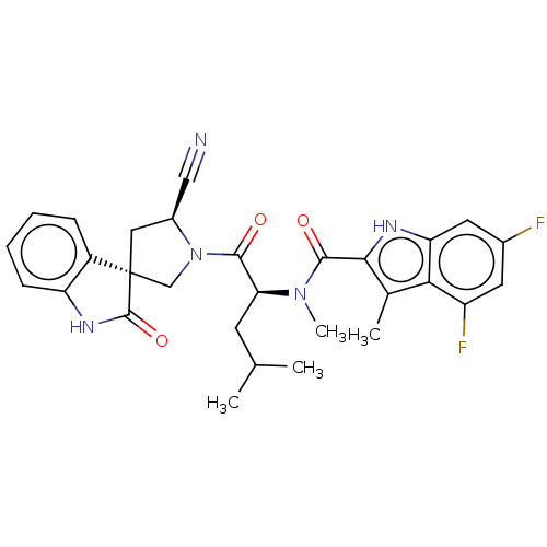 Chemical structure of BindingDB Monomer ID 557464
