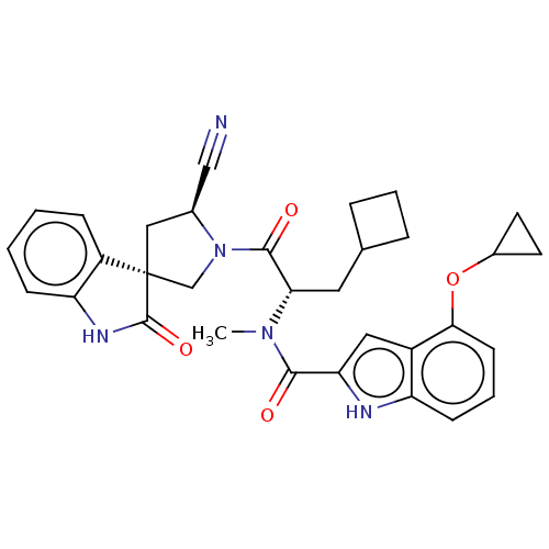 Chemical structure of BindingDB Monomer ID 557519