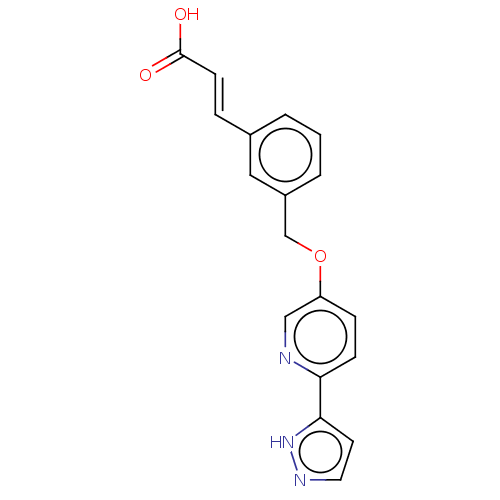 Chemical structure of BindingDB Monomer ID 558244