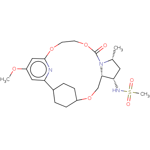 Chemical structure of BindingDB Monomer ID 559725