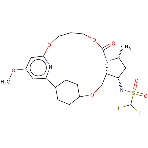 Chemical structure of BindingDB Monomer ID 559765