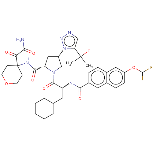 Chemical structure of BindingDB Monomer ID 560132