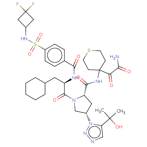 Chemical structure of BindingDB Monomer ID 560256