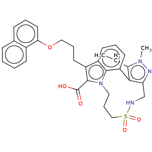 Chemical structure of BindingDB Monomer ID 562344