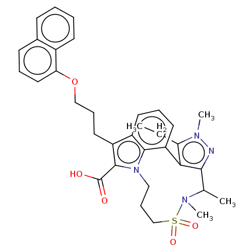 Chemical structure of BindingDB Monomer ID 562345