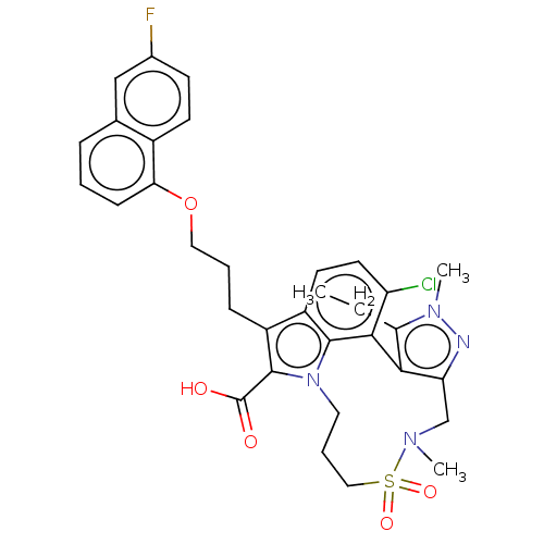 Chemical structure of BindingDB Monomer ID 562346